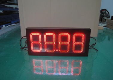 10 pulgadas 7 de pantalla LED del seg, dígitos registran la exhibición de mensaje móvil 8888 proveedor