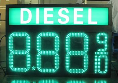 10 pulgadas 7 de pantalla LED del seg, dígitos registran la exhibición de mensaje móvil 8888 proveedor
