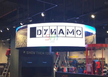 Exhibición curvada llevada a todo color interior, pantalla LED impermeable HD de 6m m proveedor