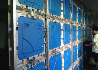 El gabinete de pantalla LED a todo color al aire libre del Portable 6m m a presión aluminio de la fundición proveedor