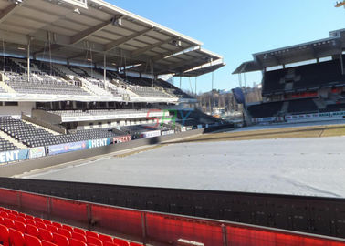 publicidad de la pantalla LED del perímetro del estadio de 16m m, pantalla delgada DIP546 del LED proveedor