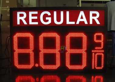 El precio del petróleo 8888 llevó la muestra, brillo móvil de la exhibición de mensaje del LED alto proveedor