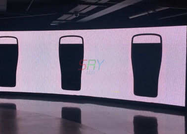 Emparede la publicidad comercial curvada HD electrónica del monitor de exhibición de 4m m proveedor