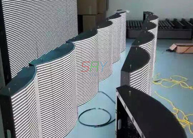 La alta definición interior modificada para requisitos particulares curvada llevó la cartelera 1R1G1B P6 del monitor proveedor