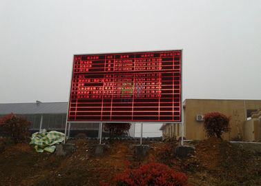 IP65 escogen distancia de visión larga móvil al aire libre roja de la exhibición de mensaje de P10 LED proveedor