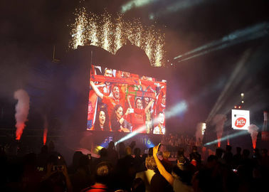 Pared video a todo color al aire libre de la pantalla LED/LED de P4mm que hace publicidad de ultra brillante proveedor