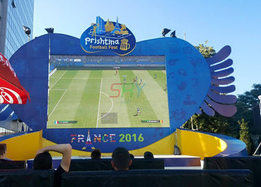 Pared video a todo color al aire libre de la pantalla LED/LED de P4mm que hace publicidad de ultra brillante proveedor