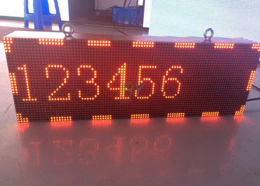 El movimiento en sentido vertical móvil puro de la muestra/del texto del mensaje del rojo LED llevó la exhibición DIP546 proveedor