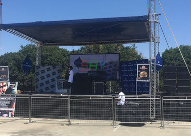 Pantalla de alquiler impermeable a todo color al aire libre de la pantalla LED SMD3535 P10, tamaño de gabinete: 640x640m m proveedor
